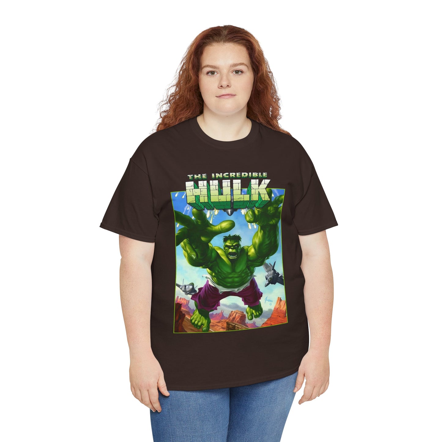 Incredible Hulk T-Shirt - Joe Jusko Art - Bruce Banner - Marvel Comics