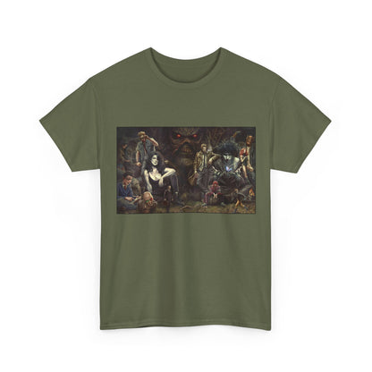Vertigo Poster T-Shirt - Lee Bermejo Art - Swamp Thing, Sandman, Death, Spider Jerusalem, Shade - DC Comics