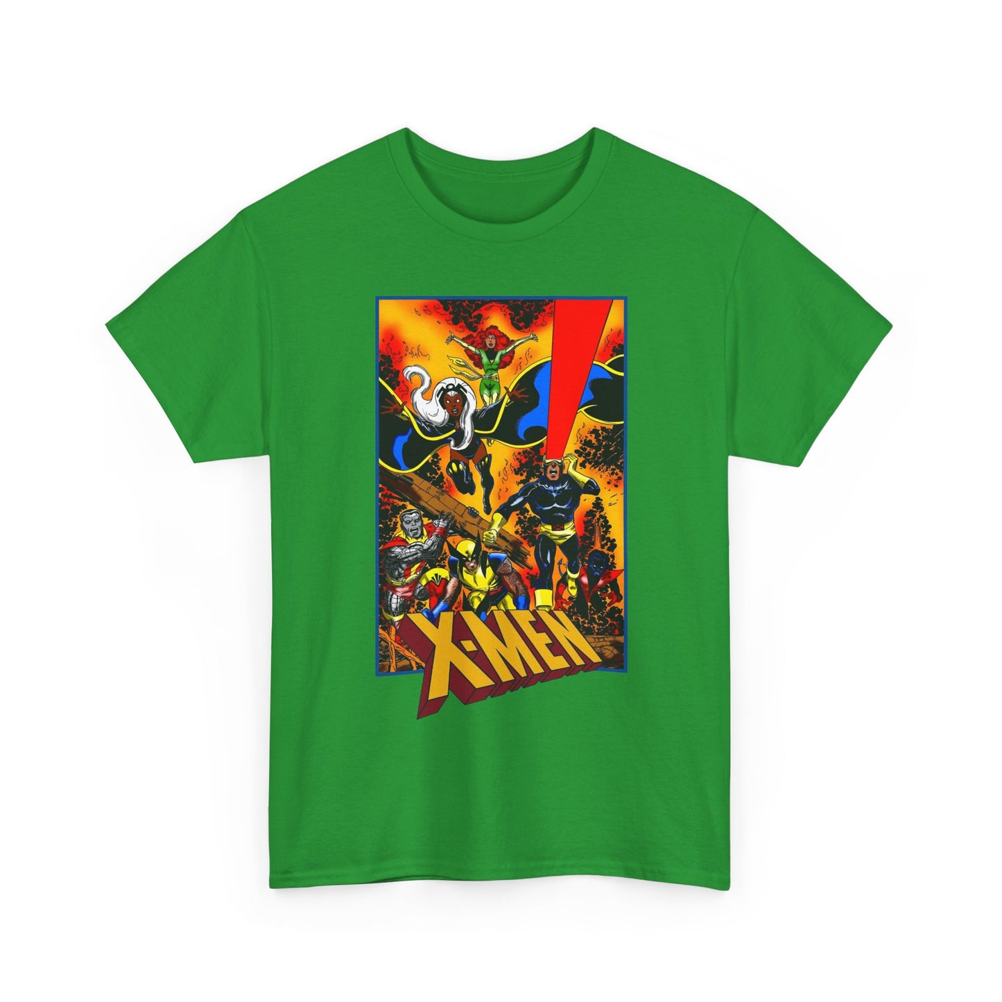 X-men T-Shirt - John Byrne Art - Phoenix, Wolverine, Cyclops, Storm, Nightcrawler, Colossus - Marvel Comics
