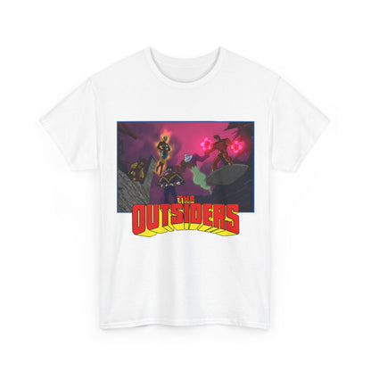 Outsiders T-Shirt - Batman: Brave & Bold Series - Halo, Geo-Force, Black Lightning, Katana, Metamorpho - DC Comics
