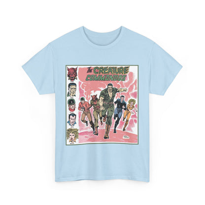 Creature Commandoes T-Shirt - Jerry Ordway Art - Medusa, Velcro, Shrieve - DC Comics Who's Who Art - Inspiration for James Gunn Series