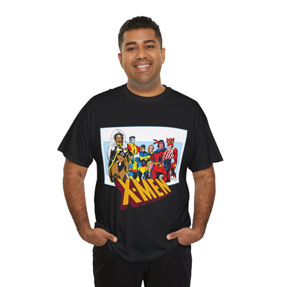 X-Men T-Shirt - Arthur Adams Art - Cyclops, Nightcrawler, Storm, Wolverine, Thunderbird, Sunfire, Banshee - Marvel Comics