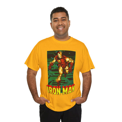 Iron Man T-Shirt - John Byrne Art - Tony Stark, Stark Industries - Avengers Member & Leader - Marvel Comics Armored Hero