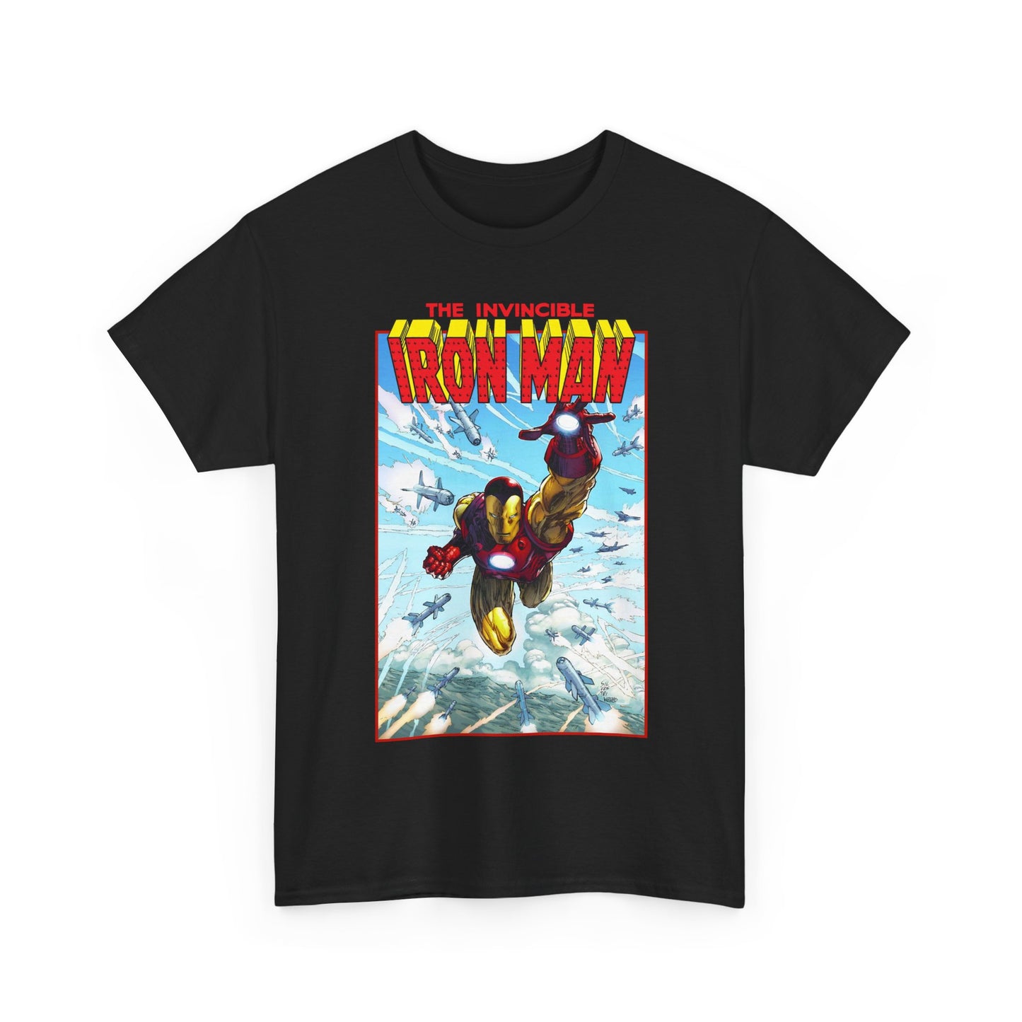 Iron Man T-Shirt - Marc Silvestri Art - Tony Stark Armor - Avengers Member & Leader - Marvel Comics