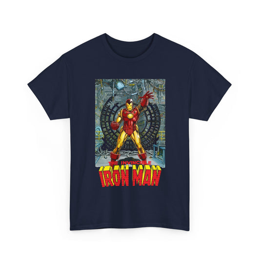 Iron Man T-Shirt - Bob Layton Art - Tony Stark Armor - Avengers Member & Leader - Marvel Comics