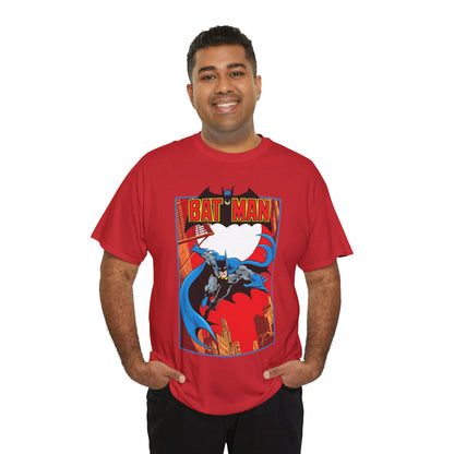 Batman T-Shirt - Jim Aparo Art - Untold Tales Cover - DC Comics Bronze Age - Batman Flying in Front of the Moon - Caped Crusader, Gotham City