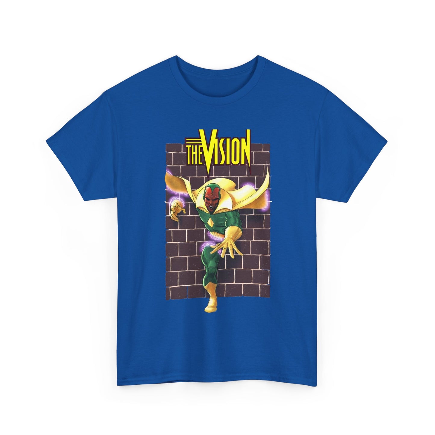 Vision T-Shirt - George Perez Art - Avengers Member - Scarlet Witch Husband - Android - Marvel Comics