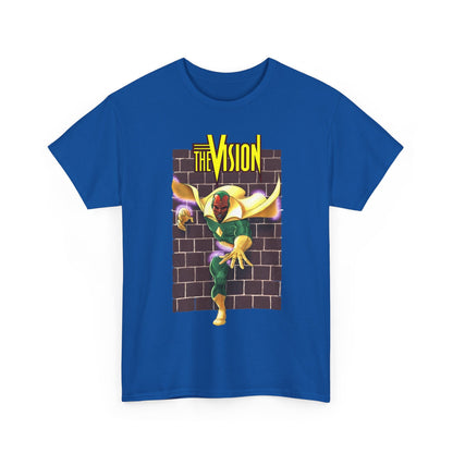 Vision T-Shirt - George Perez Art - Avengers Member - Scarlet Witch Husband - Android - Marvel Comics