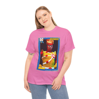 Firestorm T-Shirt - Mark Spears Art - DC Universe Trading Card Homage - Ronnie Raymond - DC Comics