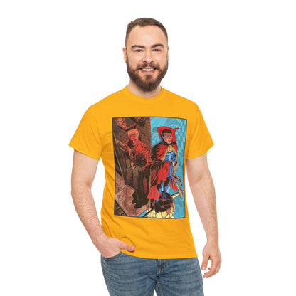 John Constantine & Dr. Strange T-Shirt - DC & Marvel Comics
