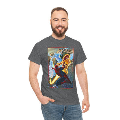 Spider-Man & His Amazing Friends T-Shirt - Firestar, Iceman - Marvel Comics