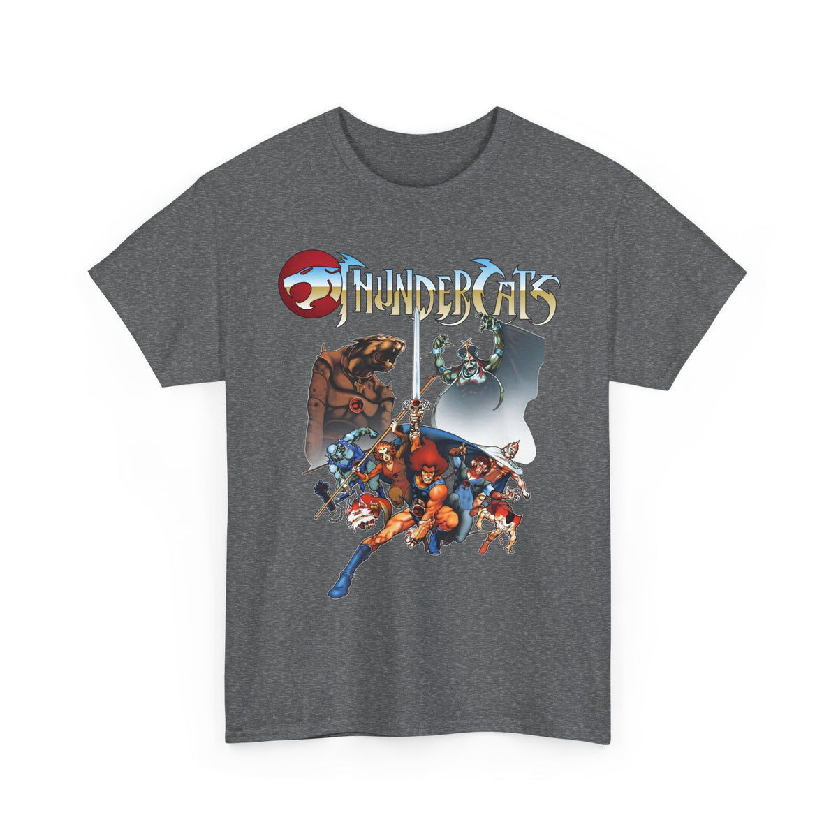 Thundercats T-Shirt - Lion-O, Panthro, Cheetara, Tygra, Snarf, WilyKit and WilyKat, Mumm-Ra