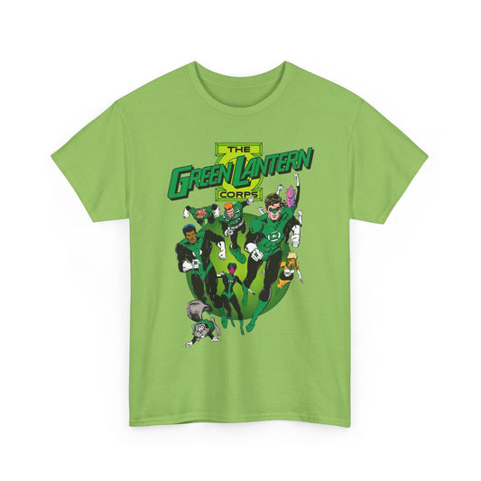 Green Lantern Corps T-Shirt - Joe Staton Art - Hal Jordan, John Stewart, Arisia, Kilowog, Katma Tui - DC Comics