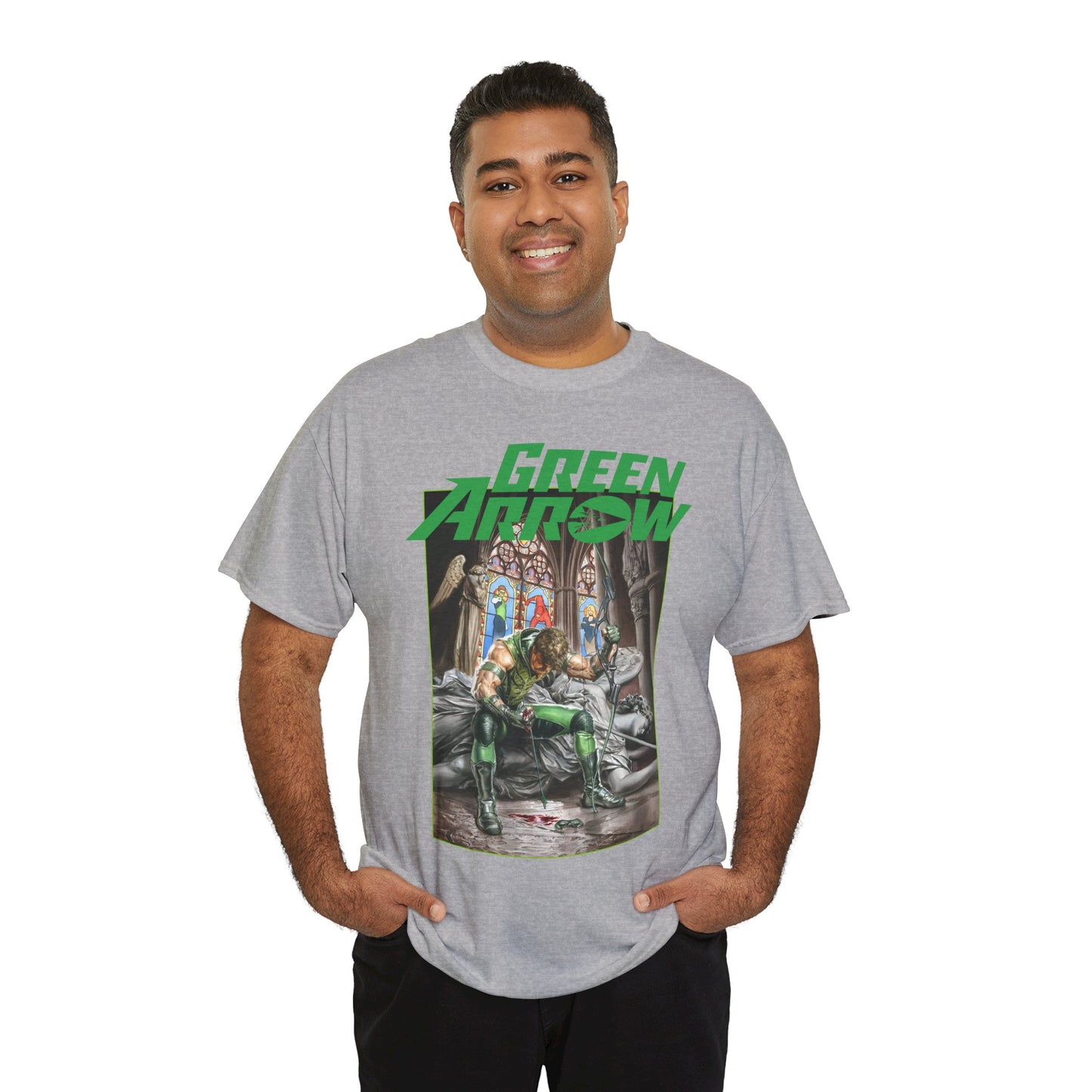 Green Arrow T-Shirt - Mauro Cascioli Art - DC Comics