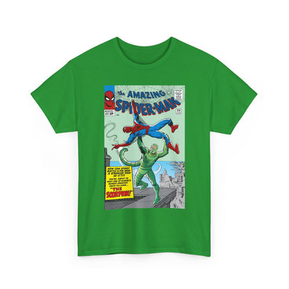 Amazing Spider-Man T-Shirt - Steve Ditko Art - Vs The Scorpion - Marvel Comics