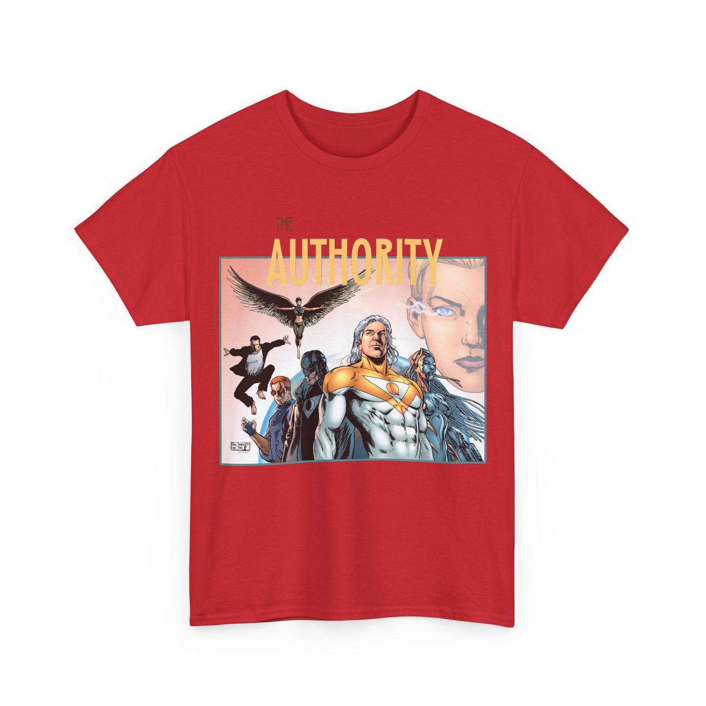Authority T-Shirt - Wildstorm/DC Comics - Phil Jimenez Art - Apollo, Midnighter, The Engineer, Jack Hawksmoor