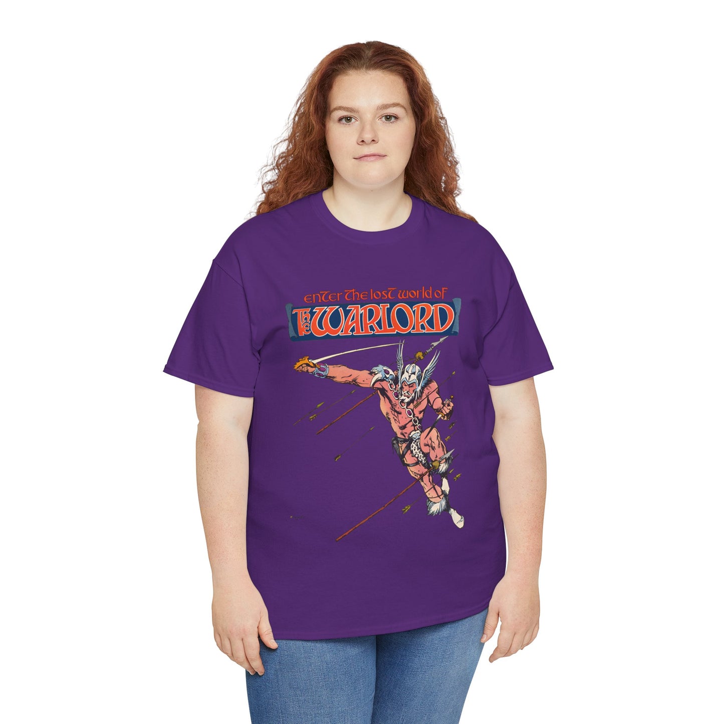 Warlord T-Shirt - Jerry Bingham Art - Travis Morgan, Skartaris - DC Comics