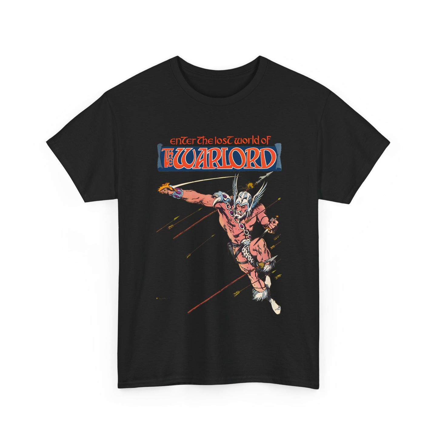 Warlord T-Shirt - Jerry Bingham Art - Travis Morgan, Skartaris - DC Comics