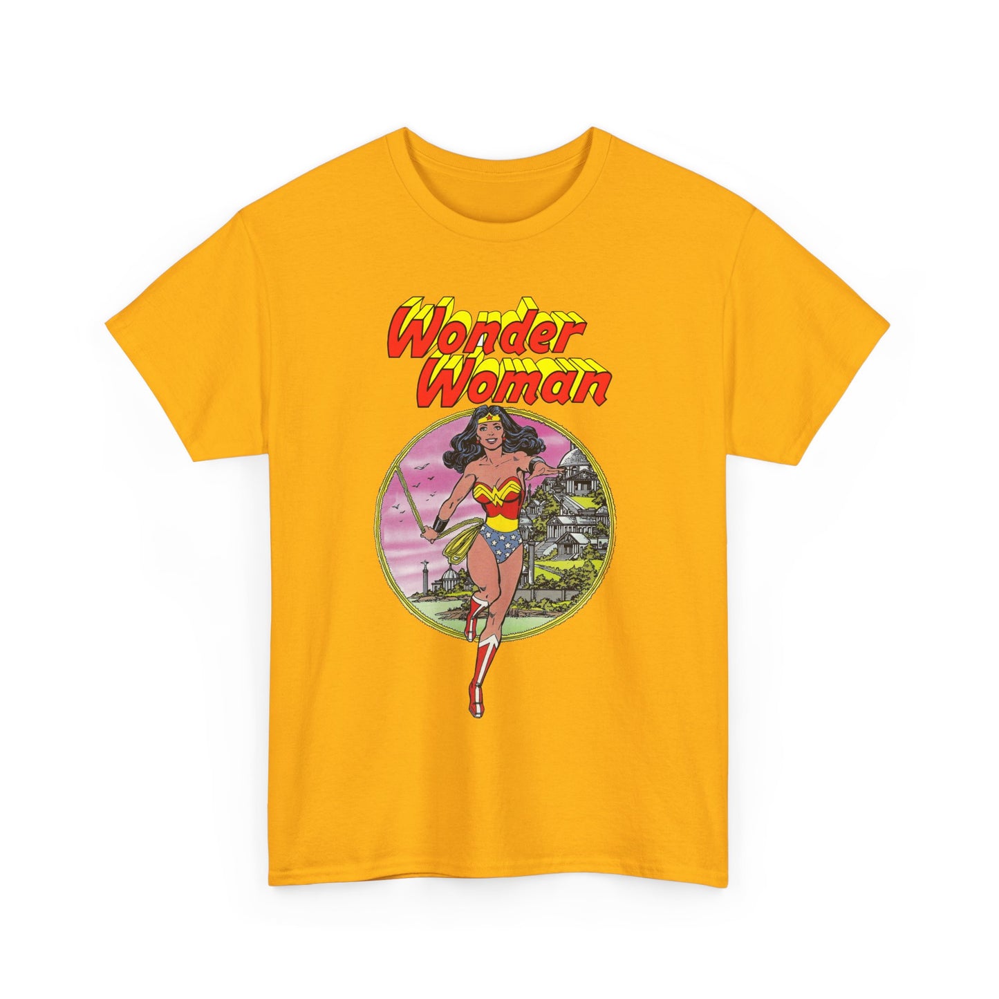 Wonder Woman T-Shirt - George Perez Art - Justice League 1980s Postcard Set - JLA Member - Diana from Themyscira - DC Comics