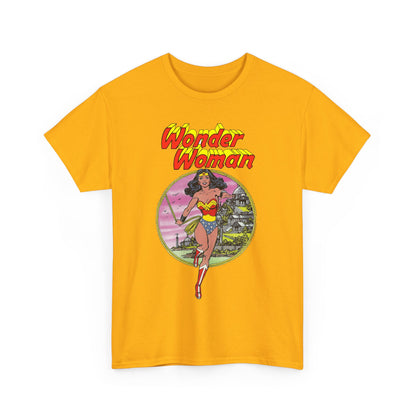 Wonder Woman T-Shirt - George Perez Art - Justice League 1980s Postcard Set - JLA Member - Diana from Themyscira - DC Comics