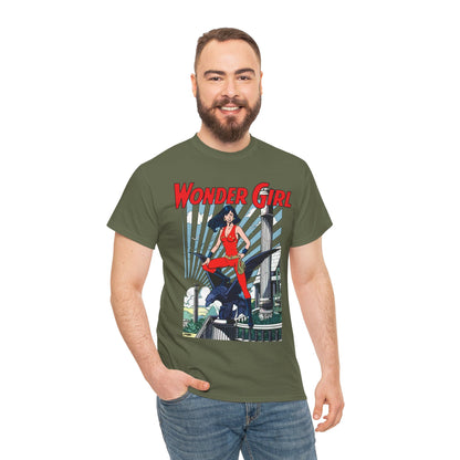 Wonder Girl T-Shirt - George Perez Art - New Teen Titans Member & Leader - Donna Troy, Sister of Wonder Woman - Amazon Warrior - DC Comics