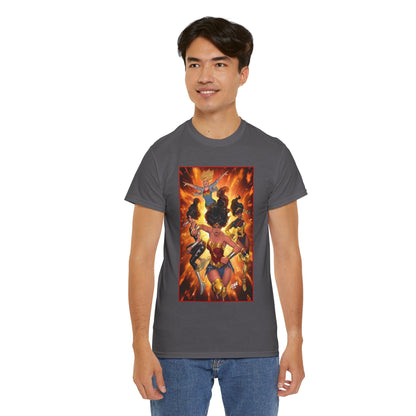 Wonder Woman & the Wonder Girls T-Shirt - David Nakayama Art - Donna Troy, Cassie Sandsmark, Yara Flor - #17 Variant Cover Art - DC Comics