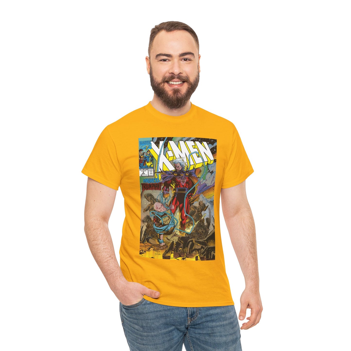 X-Men T-Shirt - Jim Lee Art - Magento & Professor X - #2 Cover Art - Marvel Comics