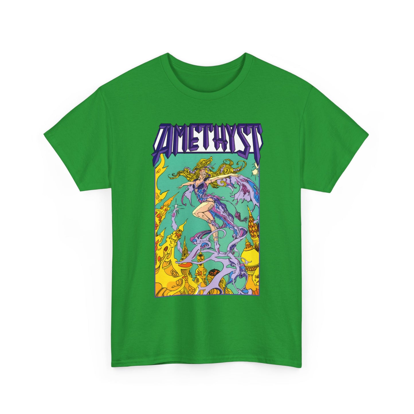 Amethyst T-Shirt - Esteban Maroto Art - Princess of Gemworld - 1980s Series - DC Comics