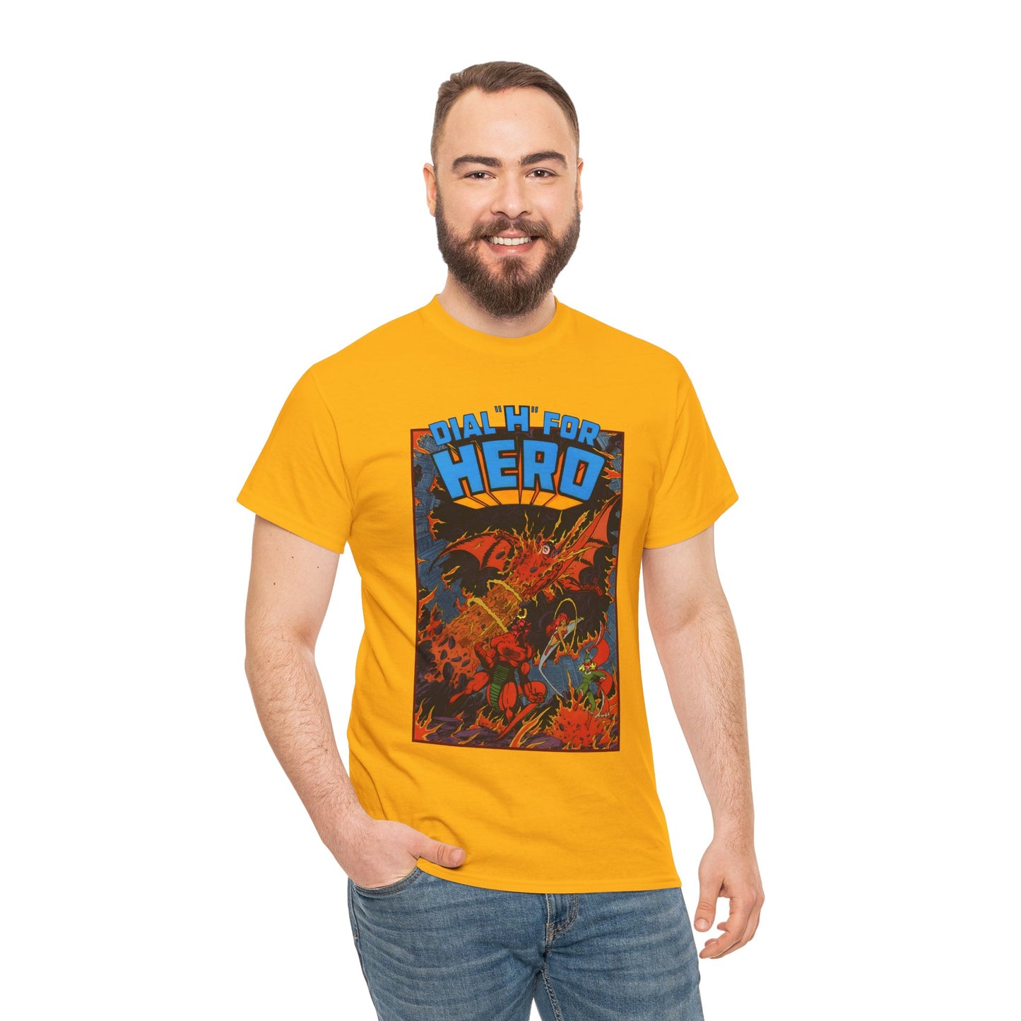Dial "H" For Hero T-Shirt - George Perez Art - Adventure Comics Series - DC Comics