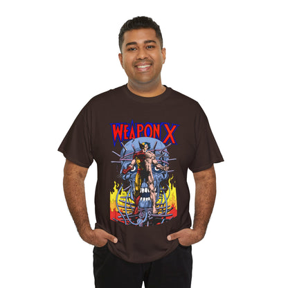 Weapon X T-Shirt - Barry Windsor-Smith Art - Wolverine Origin Story Before He Joined the X-Men - Logan, Mutant Leader - Marvel Comics