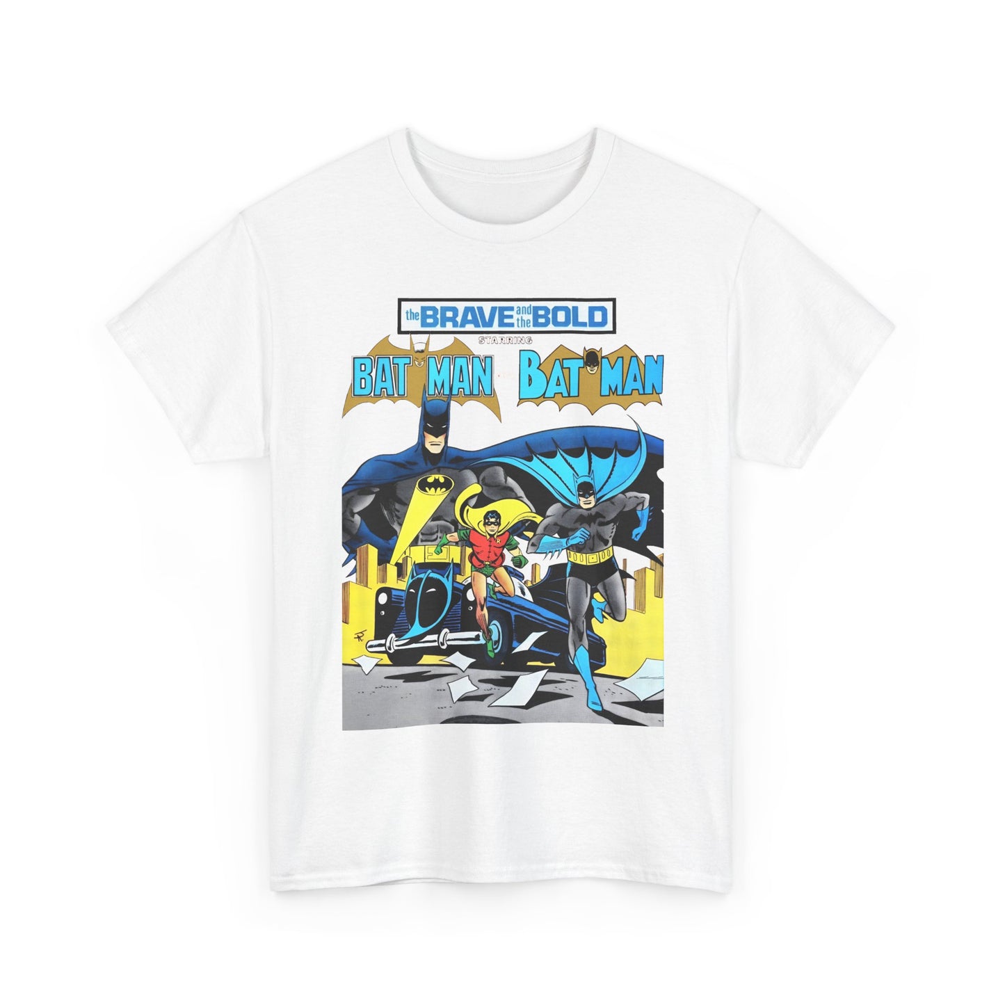 Brave & Bold #200 T-Shirt - Jim Aparo Art - Golden Age & Bronze Age Batman Team-Up - DC Comics