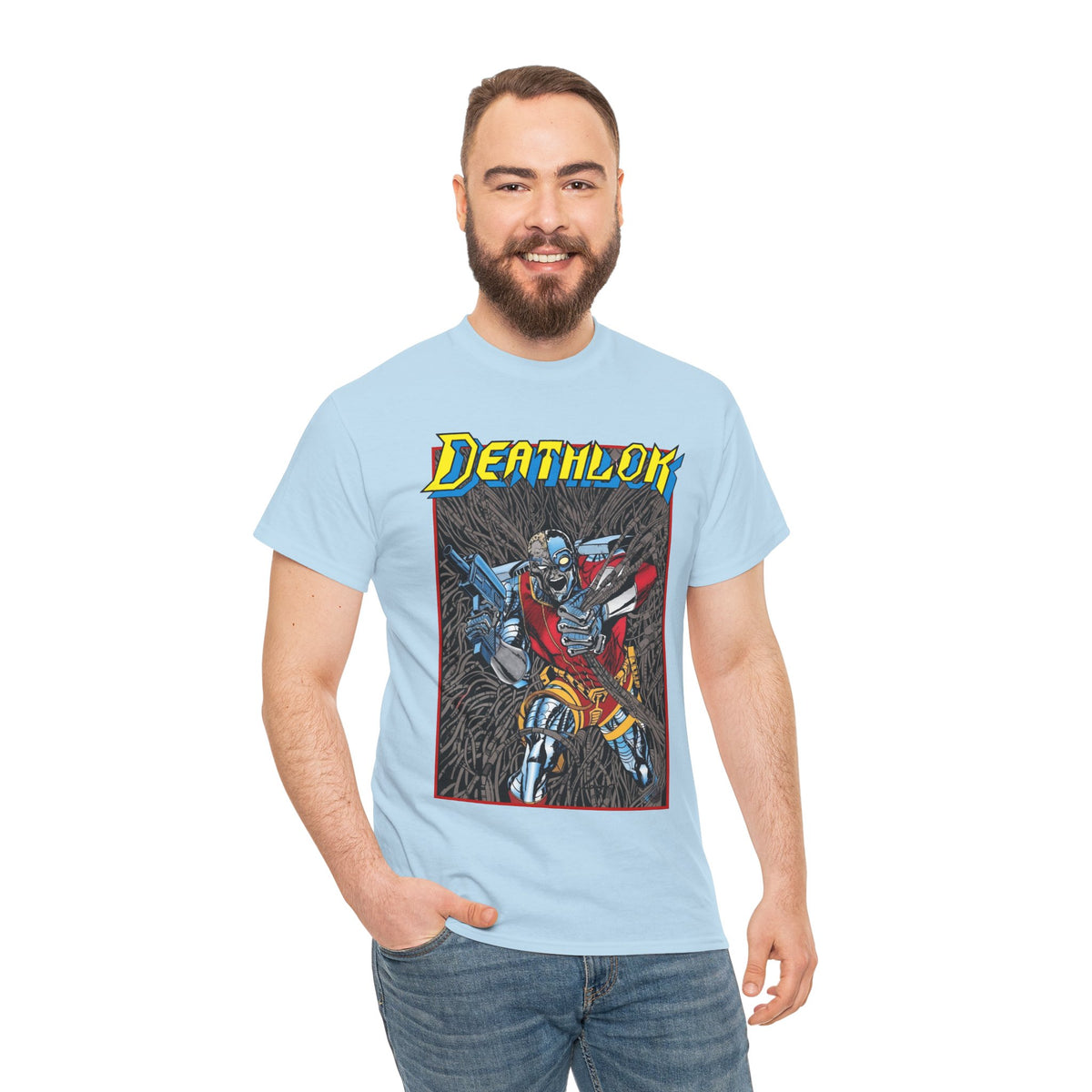 Deathlok T-Shirt - Denys Cowan Art - #1 Cover Art (1991) - Marvel Comics