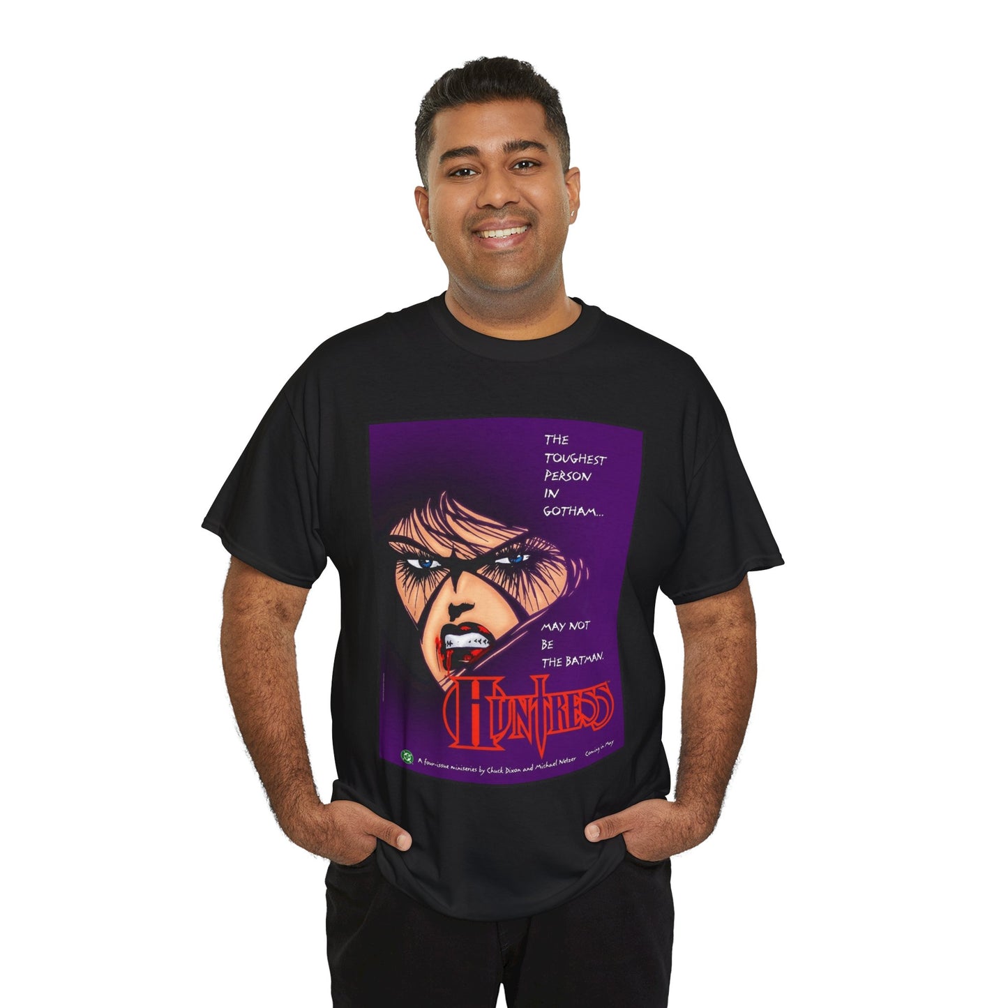 Huntress T-Shirt - 1994 Promotional Poster Art - DC Comics