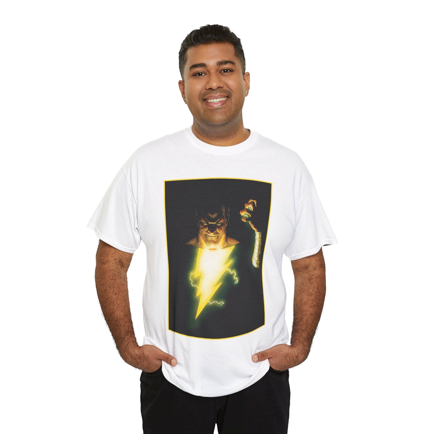 Black Adam T-Shirt - Alex Ross Art - JSA Cover Art - Shazam Family Foe - DC Comics