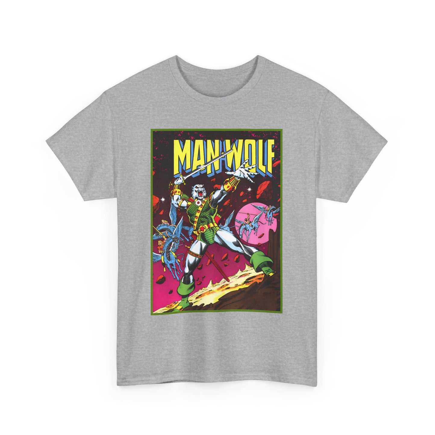 Man-Wolf T-Shirt - George Perez Art - Colonel John Jameson - Marvel Premiere #45 Cover Art - Marvel Comics