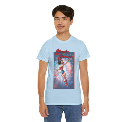 Wonder Woman '77 T-Shirt - Nicola Scott Art - Comic Book Based on the 1970s TV Series with Lynda Carter - DC Comics