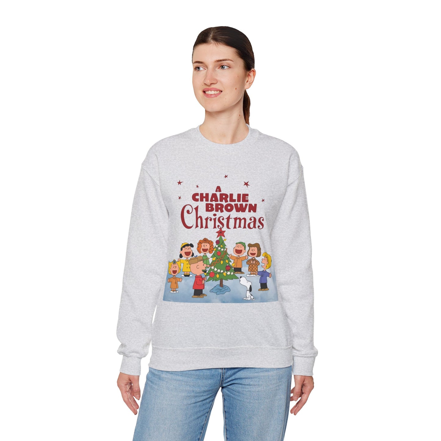 A Charlie Brown Christmas Crewneck Sweatshirt - Snoopy, Lucy, Linus, Sally, Schroeder
