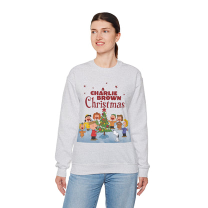A Charlie Brown Christmas Crewneck Sweatshirt - Snoopy, Lucy, Linus, Sally, Schroeder