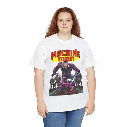 Machine Man T-Shirt - Jack Kirby Creation - Popular 1970s Hero - Marvel Comics