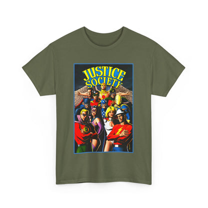 Justice Society T-Shirt - Brian Bolland Art - Dr. Fate, Huntress, Power Girl, Green Lantern, Hawkman, Wildcat - DC Comics - JSA