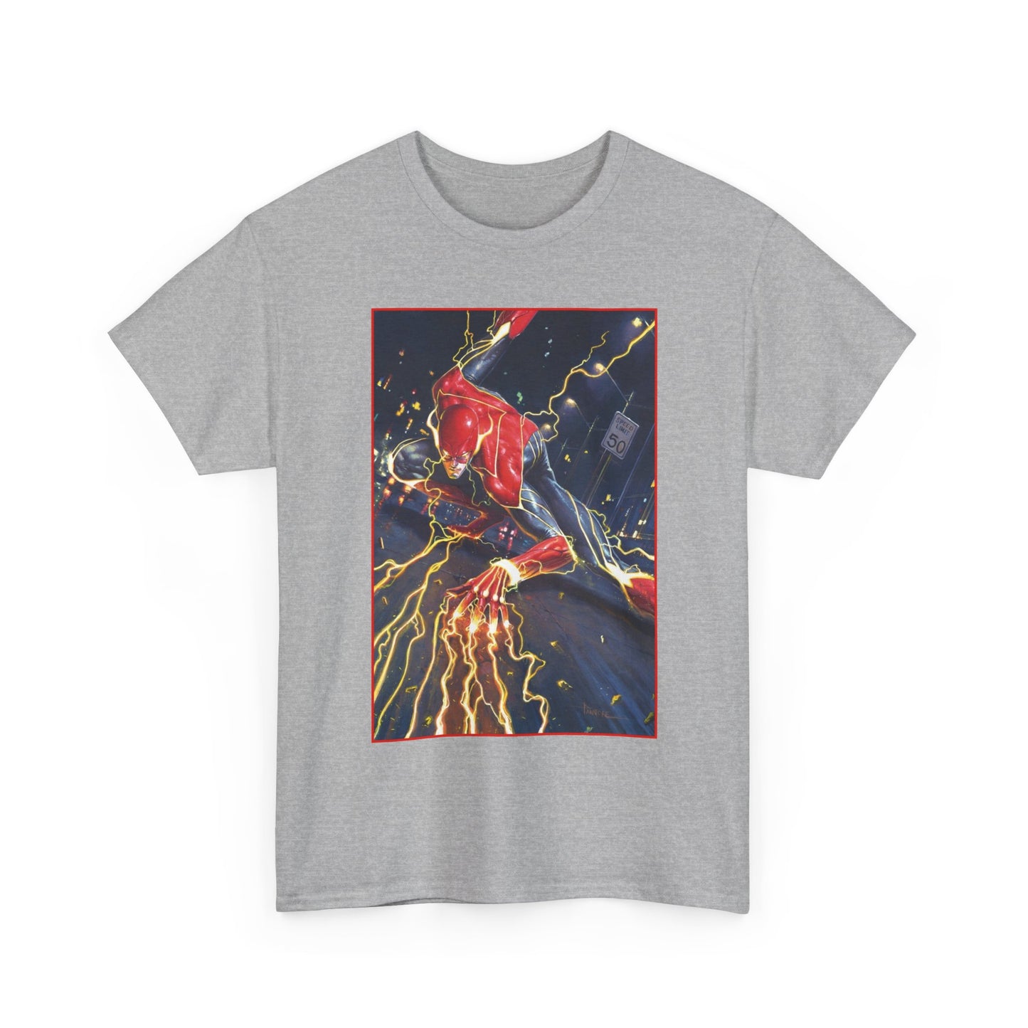 Flash T-Shirt - Davide Paratore Art - DC Comics