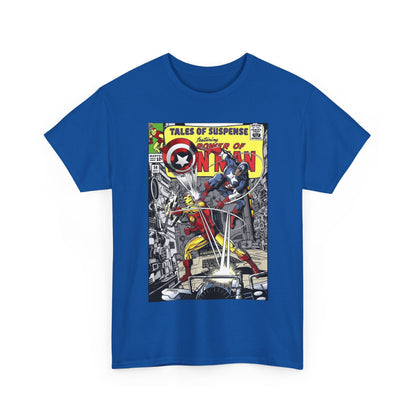 Tales of Suspense T-Shirt - George Perez #58 Cover Homage Art - Captain America & Iron Man - Marvel Comics