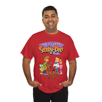 A Pup Named Scooby-Doo T-Shirt - Hanna-Barbera Cartoon TV Series 1990s - Fred, Daphne, Velma, Shaggy
