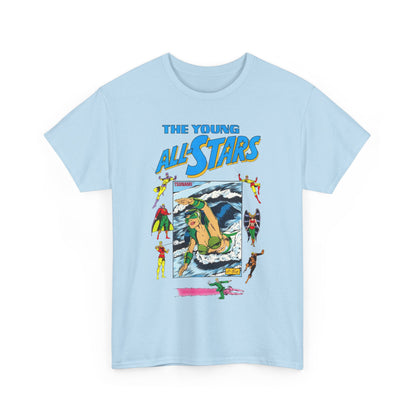 Young All-Stars T-Shirt - Brian Murray Art - Tsunami, Johnny Thunder, Sandman, Green Lantern - DC Comics