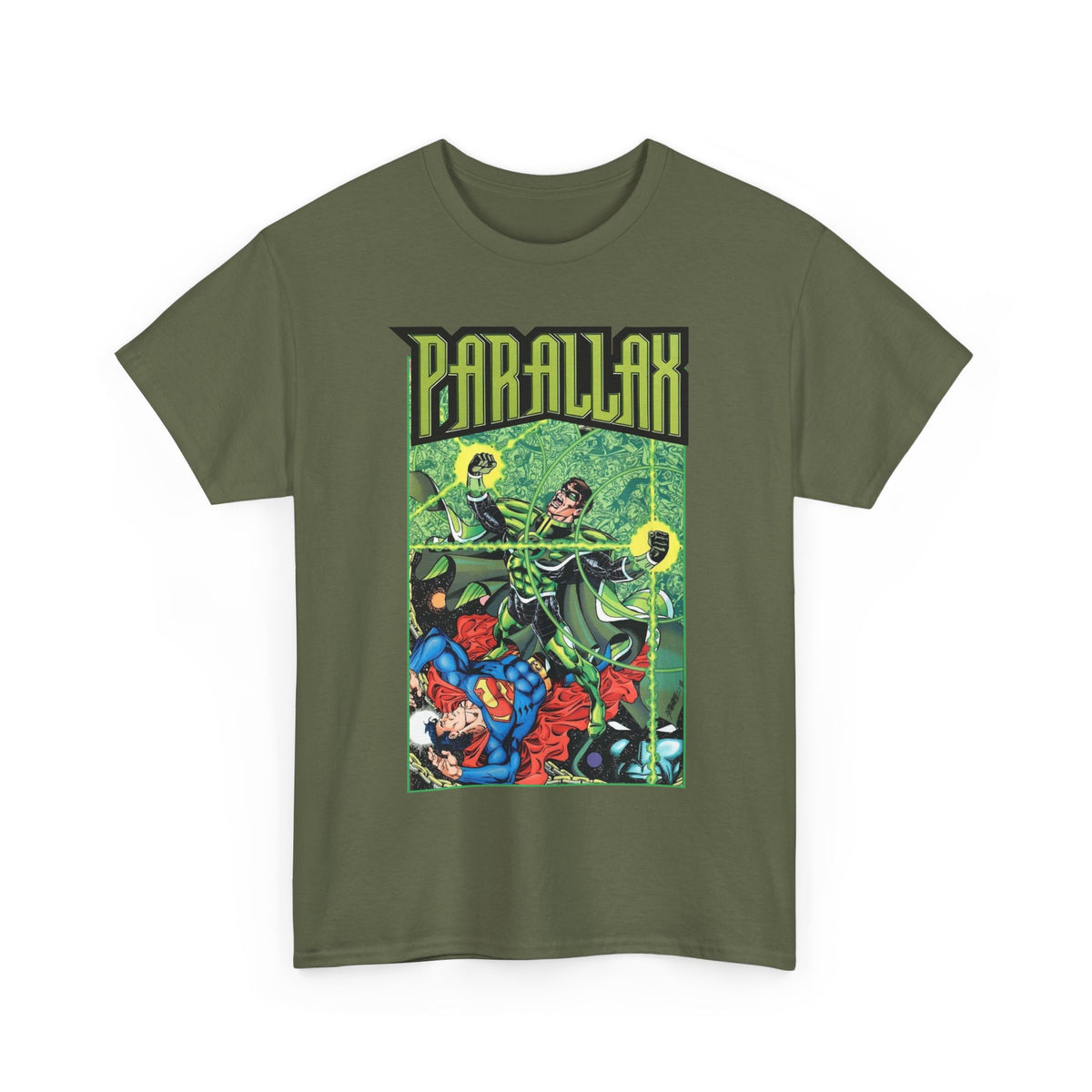 Parralax T-Shirt - George Perez Art - Reign of the Supermen Story - DC Comics
