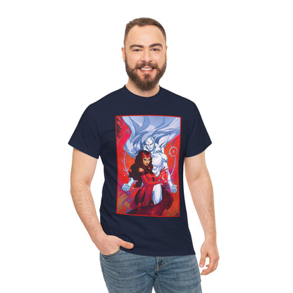 Scarlet Witch & Vision T-Shirt - Russell Dauterman Art - Avengers Members - Marvel Comics