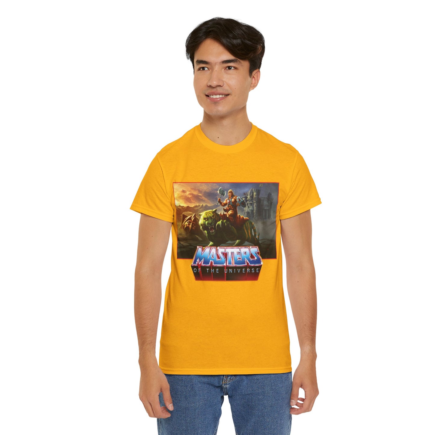 He-Man & Battle Cat T-Shirt- Masters of the Universe, MOTU - New 2026 Movie with Nicholas Galitzine