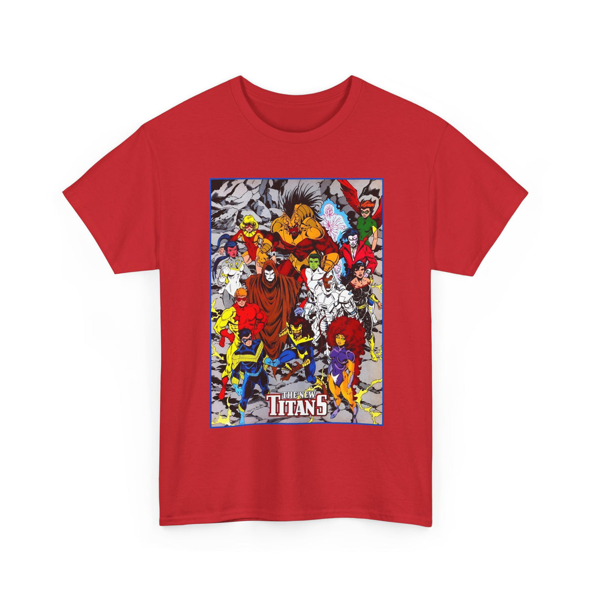 New Titans T-Shirt - Tom Grummett Art - Nightwing, Pantha, Phantasm, Wildebeest, Red Star, Troia - DC Comics