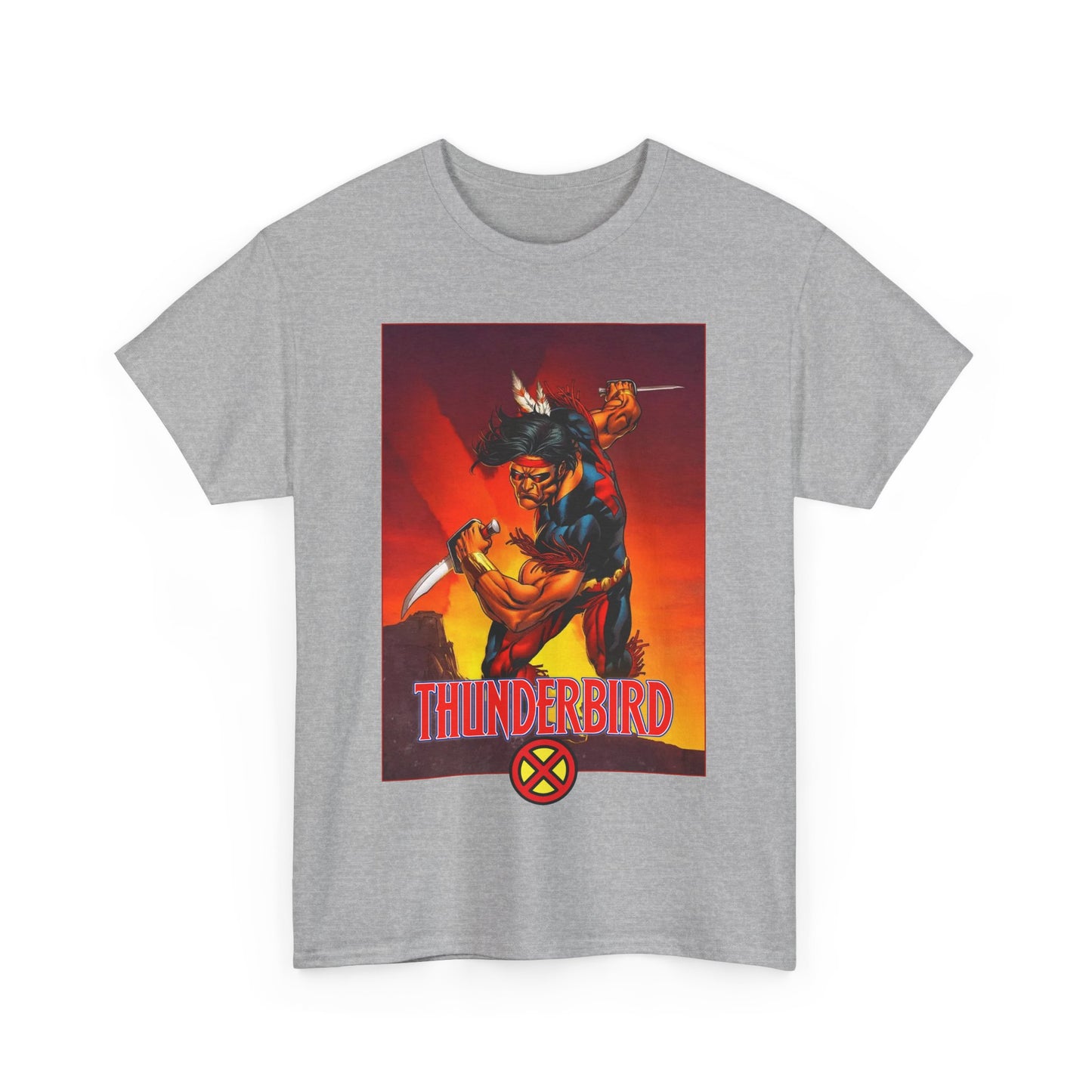 Thunderbird T-Shirt - John Proudstar, Original X-Men Member - Apache Native American - Marvel Comics