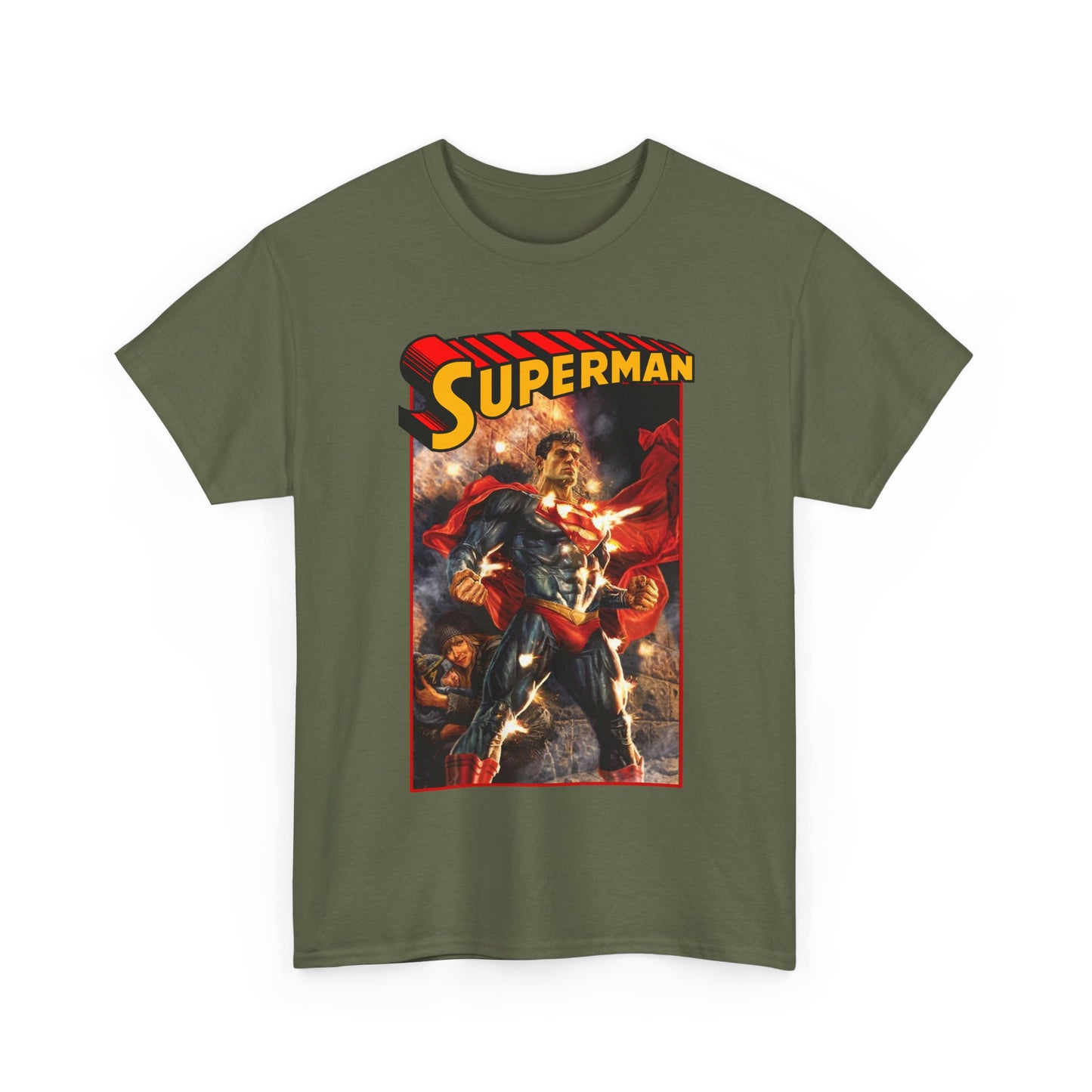 Superman T-Shirt - Lee Bermejo Art - Action Comics Variant Cover - Man of Steel, Metropolis - DC Comics